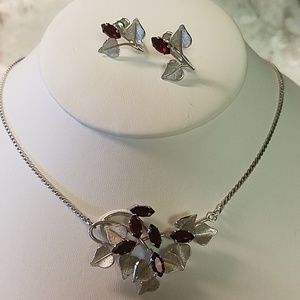 Vintage Sterling Van Dell Necklace and Earrings